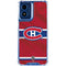 NHL Montreal Canadiens Home Jersey Moto G Play 4G (2024) Clear Case