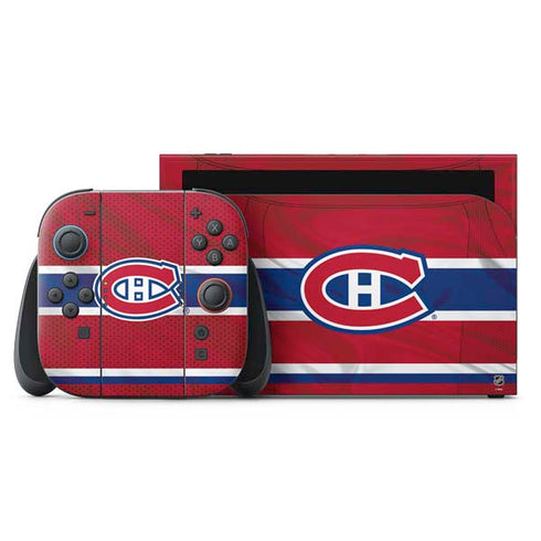 NHL Montreal Canadiens Home Jersey Nintendo Skins