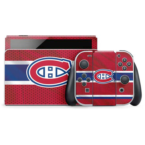 NHL Montreal Canadiens Home Jersey Nintendo Skins