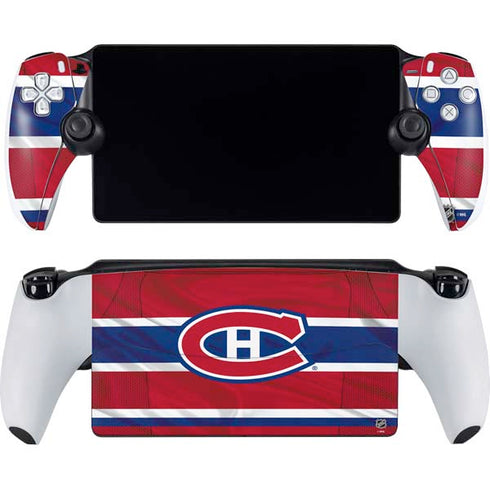 NHL Montreal Canadiens Home Jersey PlayStation Portal Remote Player Skin