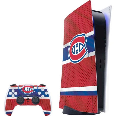 NHL Montreal Canadiens Home Jersey PlayStation PS5 Skins