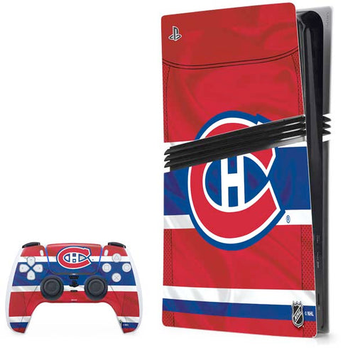 NHL Montreal Canadiens Home Jersey PlayStation PS5 Skins