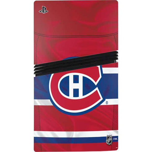 NHL Montreal Canadiens Home Jersey PS5 Pro Console Skin
