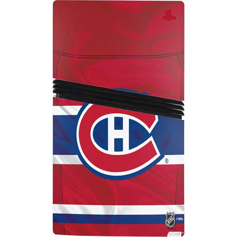 NHL Montreal Canadiens Home Jersey PS5 Pro Console Skin