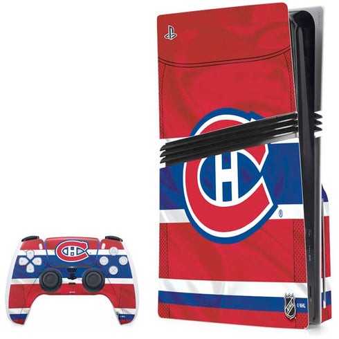 NHL Montreal Canadiens Home Jersey PS5 Pro Disk Bundle Skin