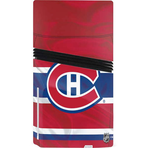 NHL Montreal Canadiens Home Jersey PS5 Pro Disk Console Skin