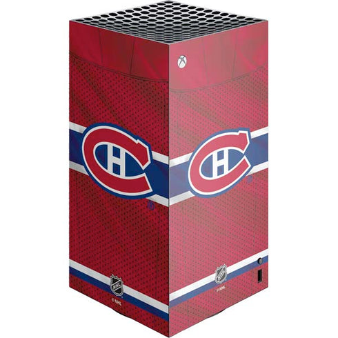 NHL Montreal Canadiens Home Jersey XBox Series X Digital Edition Console Skin