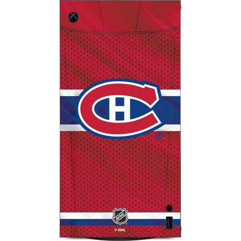 NHL Montreal Canadiens Home Jersey XBox Series X Digital Edition Console Skin