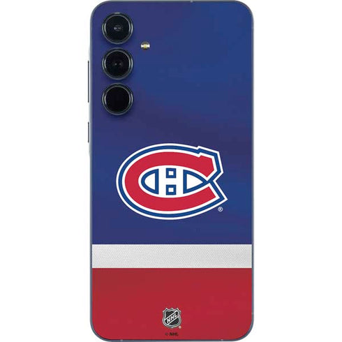 NHL Montreal Canadiens Jersey Galaxy A55 5G Skin