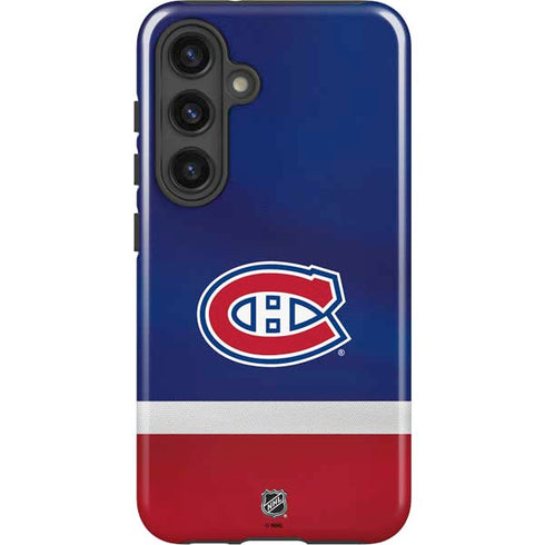 NHL Montreal Canadiens Jersey Galaxy S25 Impact Case