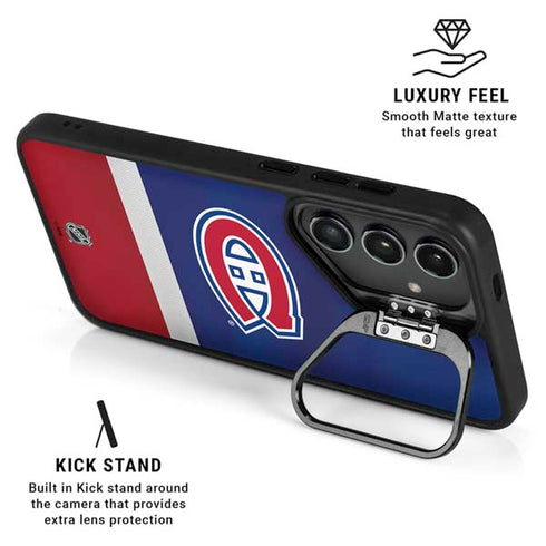 NHL Montreal Canadiens Jersey Galaxy S24 Kickstand Case