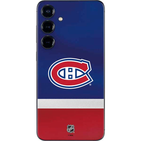 NHL Montreal Canadiens Jersey Galaxy S24 Plus Skin