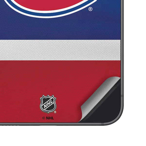 NHL Montreal Canadiens Jersey Galaxy S25 Skin