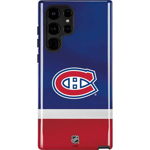 NHL Montreal Canadiens Jersey Galaxy S25 Ultra Impact Case