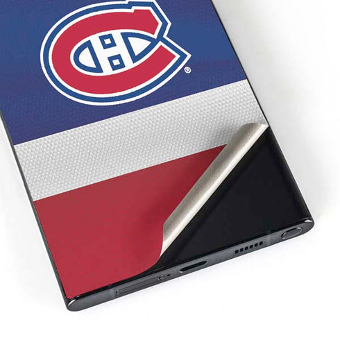 NHL Montreal Canadiens Jersey Galaxy S24 Ultra Skin