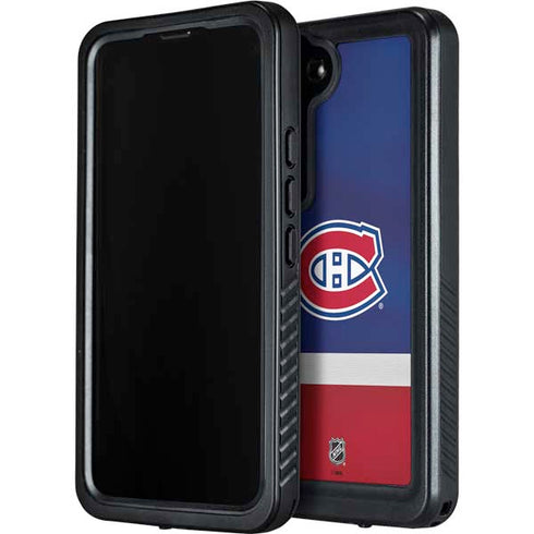 NHL Montreal Canadiens Jersey Galaxy S24 Waterproof Case
