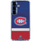 NHL Montreal Canadiens Jersey Galaxy S25 Plus Clear Case