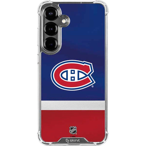 NHL Montreal Canadiens Jersey Galaxy S26 Clear Case
