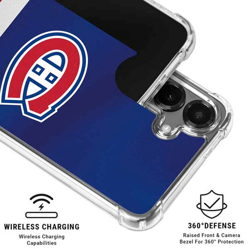 NHL Montreal Canadiens Jersey Galaxy S26 Clear Case