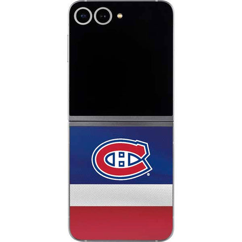 NHL Montreal Canadiens Jersey Galaxy Z Flip6 Skin