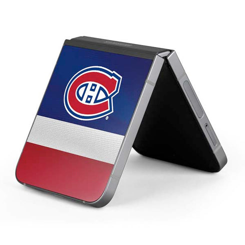 NHL Montreal Canadiens Jersey Galaxy Z Flip6 Skin