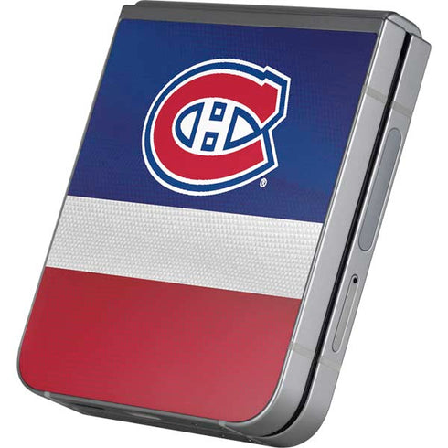 NHL Montreal Canadiens Jersey Galaxy Z Flip6 Skin