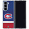 NHL Montreal Canadiens Jersey Galaxy Z Fold5 5G Clear Case