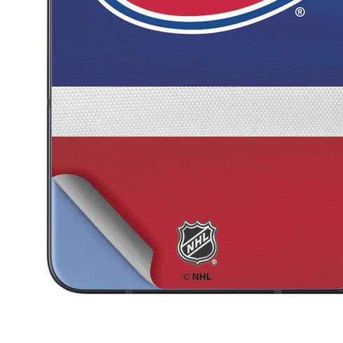 NHL Montreal Canadiens Jersey Galaxy Z Fold5 5G Skin