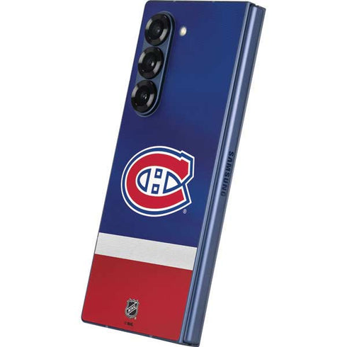 NHL Montreal Canadiens Jersey Galaxy Z Fold6 Skin