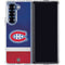 NHL Montreal Canadiens Jersey Galaxy Z Fold7 Clear Case