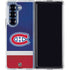 NHL Montreal Canadiens Jersey Galaxy Z Fold7 Clear Case