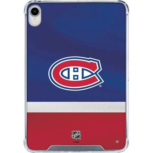 NHL Montreal Canadiens Jersey iPad 11th Gen (2025) Clear Case