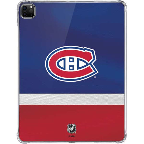 NHL Montreal Canadiens Jersey iPad Pro 11in (2024) Clear Case