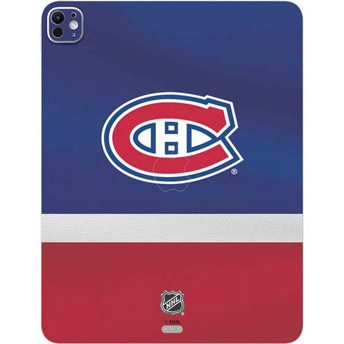 NHL Montreal Canadiens Jersey iPad Pro 13in M4 (2024) Skin