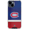 NHL Montreal Canadiens Jersey iPhone 15 Clear Case