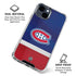 NHL Montreal Canadiens Jersey iPhone 15 Clear Case