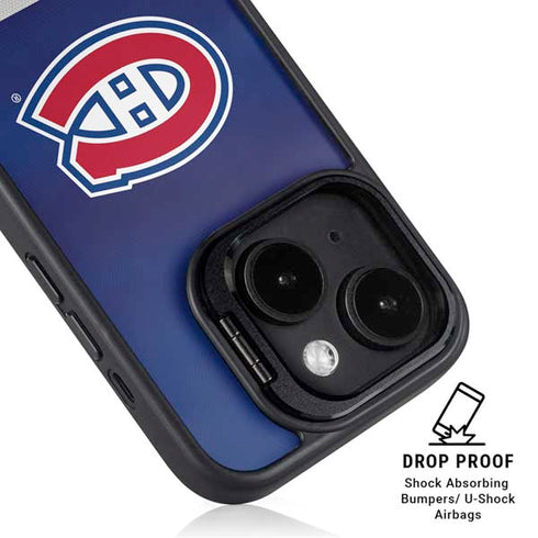 NHL Montreal Canadiens Jersey iPhone 15 Plus Kickstand Case
