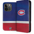 NHL Montreal Canadiens Jersey iPhone 15 Pro Folio Case