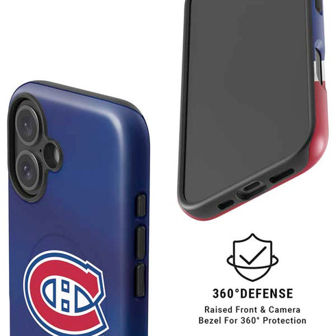 NHL Montreal Canadiens Jersey iPhone 16 Magsafe Impact Case