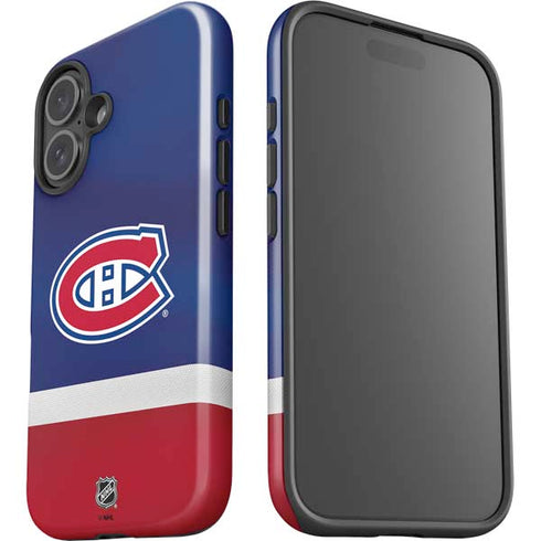 NHL Montreal Canadiens Jersey iPhone 16 Plus Impact Case