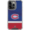 NHL Montreal Canadiens Jersey iPhone 16 Pro Clear Case