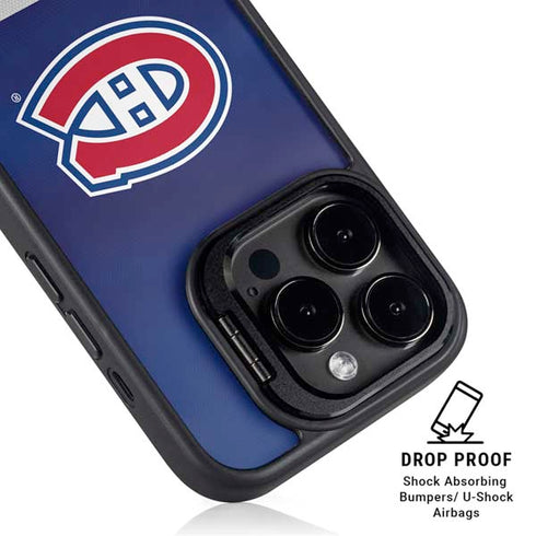 NHL Montreal Canadiens Jersey iPhone 16 Pro Kickstand Case