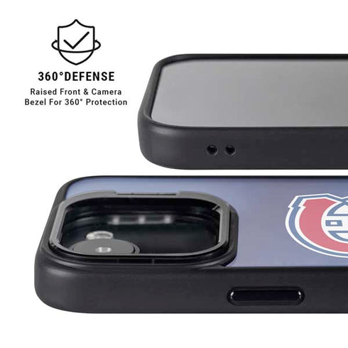 NHL Montreal Canadiens Jersey iPhone 16e Kickstand Case