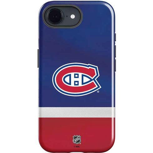 NHL Montreal Canadiens Jersey iPhone 16e Impact Case