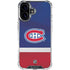 NHL Montreal Canadiens Jersey iPhone 17 Clear Case
