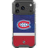 NHL Montreal Canadiens Jersey iPhone 17 Pro Clear Case