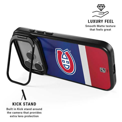 NHL Montreal Canadiens Jersey iPhone 17 Pro Kickstand Case