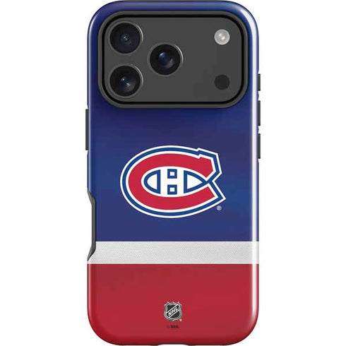 NHL Montreal Canadiens Jersey iPhone 17 Pro Max Impact Case
