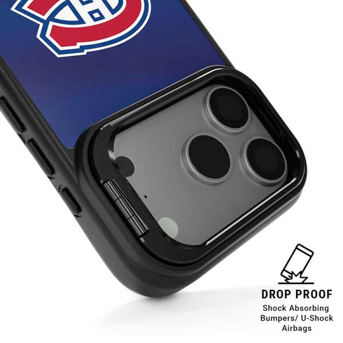 NHL Montreal Canadiens Jersey iPhone 17 Pro Max Kickstand Case