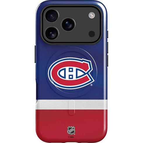 NHL Montreal Canadiens Jersey iPhone 17 Pro Max Magsafe Impact Case